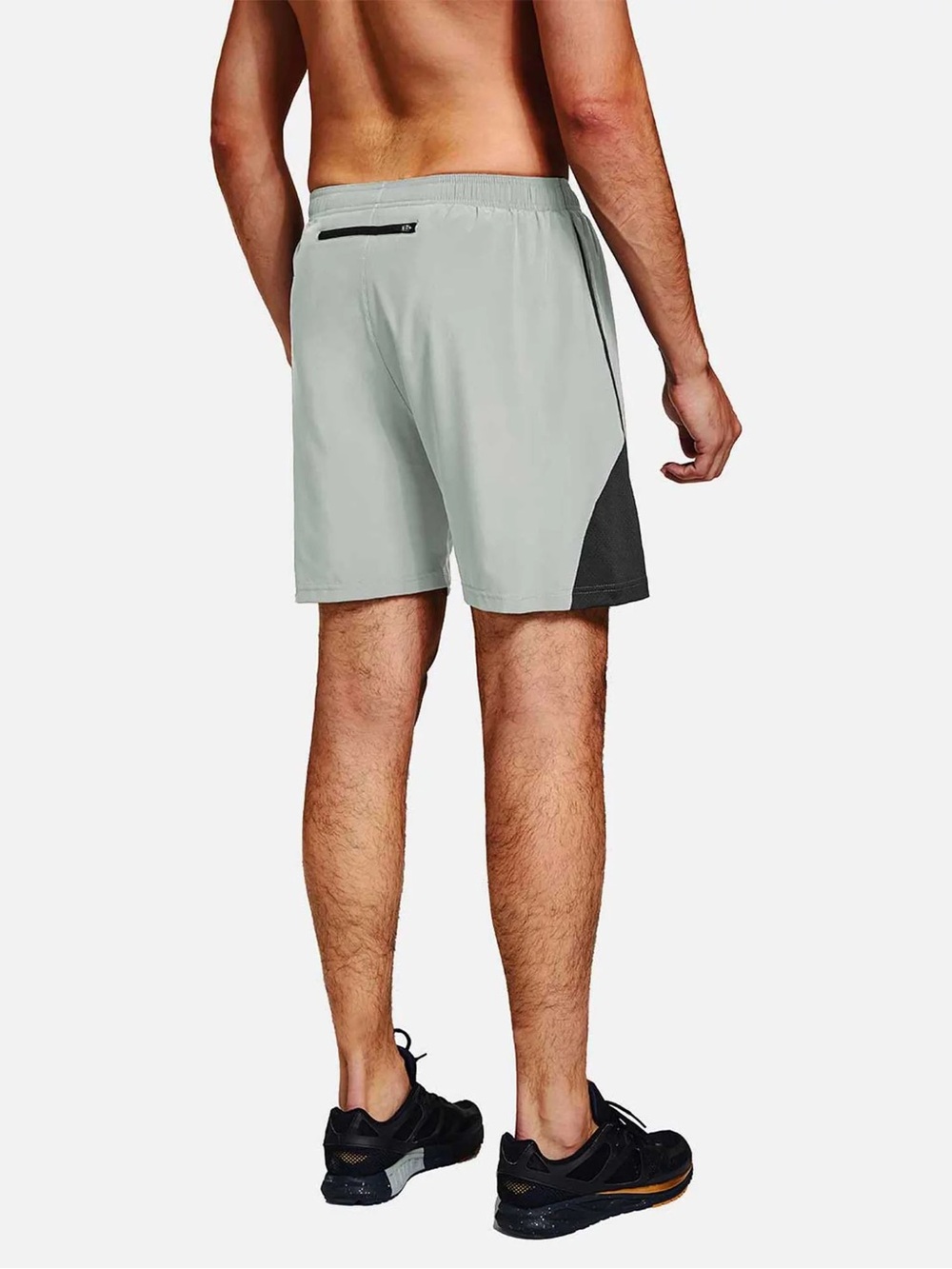 Baleaf Men's 7" Running Shorts with Liner Light Grey M - Picture 2 of 8